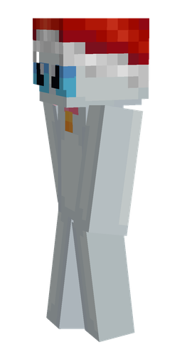 Blue skin: body, left side render