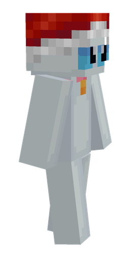 Blue skin: body, right side render