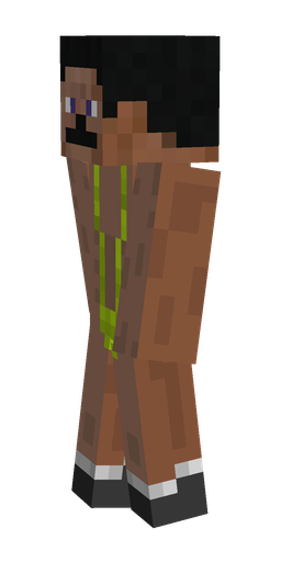 Black skin: body, left side render