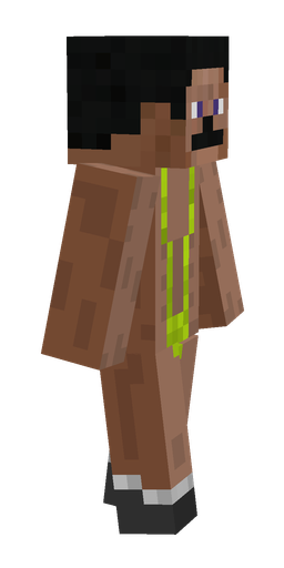 Black skin: body, right side render