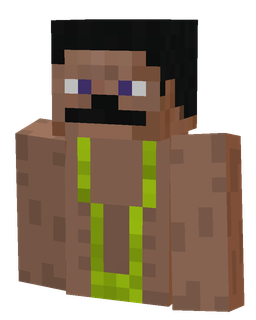 Black skin: bust render