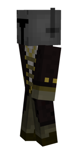 Black skin: body, left side render