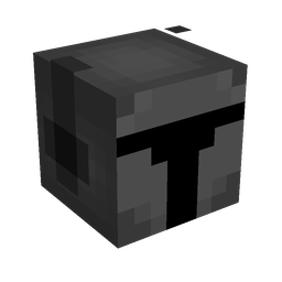 Black skin: head render