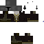 Black skin: raw texture render