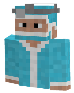 Blue skin: bust render