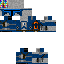 Black skin: raw texture render