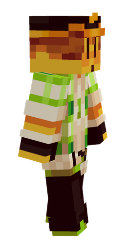 Black skin: body, right side render