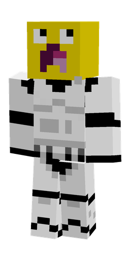 Black skin: body, front render