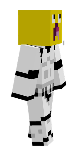 Black skin: body, right side render