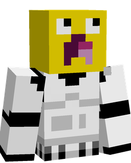 Black skin: bust render