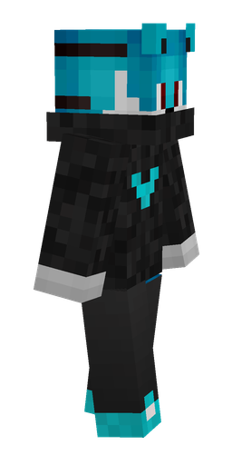 Black skin: body, right side render