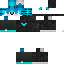 Black skin: raw texture render