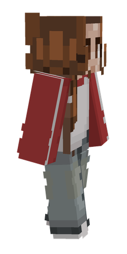 Brown skin: body, right side render