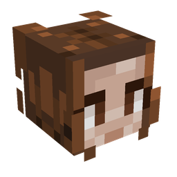 Brown skin: head render