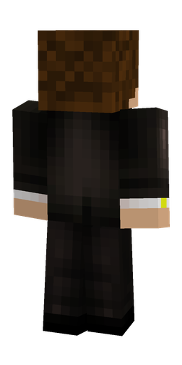 Black skin: body, back render