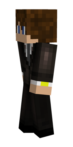 Black skin: body, left side render