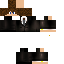 Black skin: raw texture render