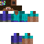 Blue skin: raw texture render