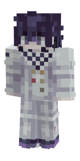Blue skin: body, front render