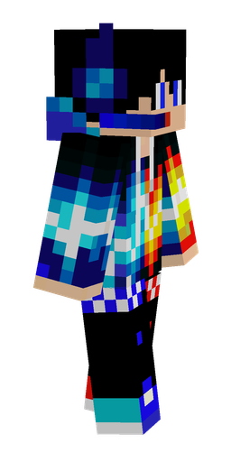 Black skin: body, right side render