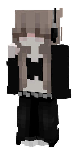 Black skin: body, front render