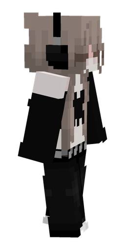 Black skin: body, right side render