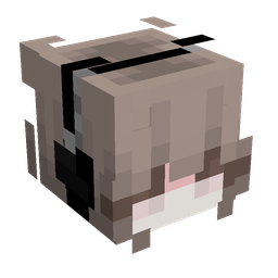 Black skin: head render