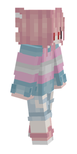 Blue skin: body, right side render
