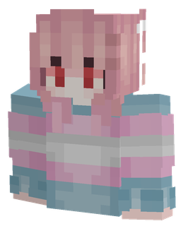 Blue skin: bust render