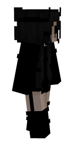 Black skin: body, right side render
