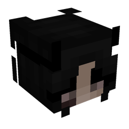 Black skin: head render