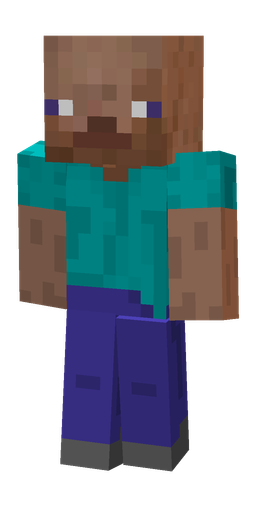 Blue skin: body, front render