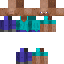 Blue skin: raw texture render
