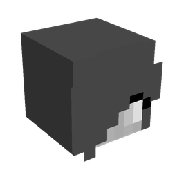 Black skin: head render