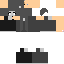 Black skin: raw texture render