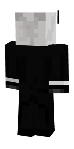 Black skin: body, back render