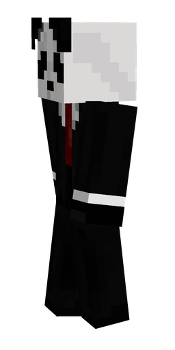 Black skin: body, left side render