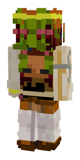 Brown skin: body, back render