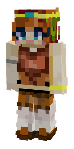 Brown skin: body, front render