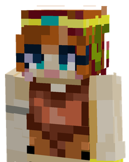Brown skin: bust render
