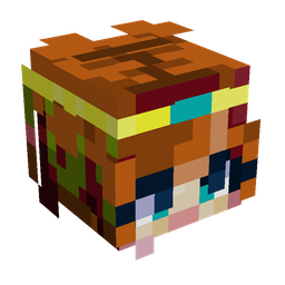 Brown skin: head render