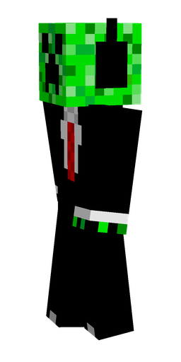 Black skin: body, left side render