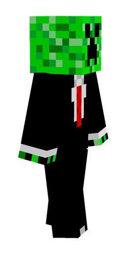 Black skin: body, right side render