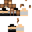 Black skin: raw texture render
