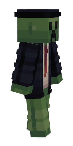 Black skin: body, right side render