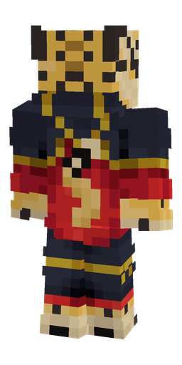 Blue skin: body, back render