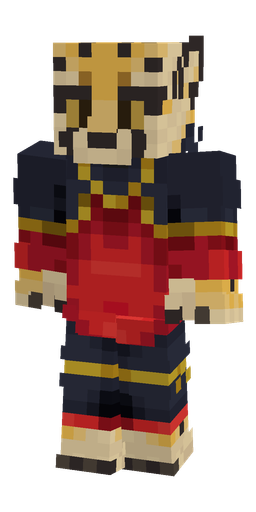 Blue skin: body, front render