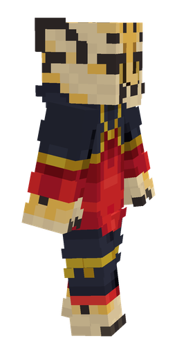 Blue skin: body, right side render