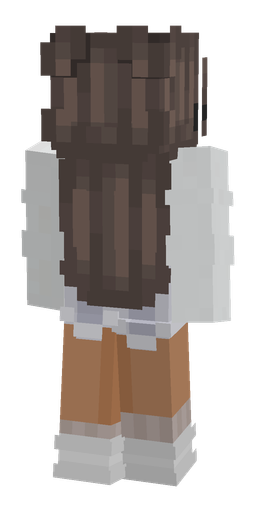 Black skin: body, back render