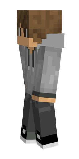 Black skin: body, left side render